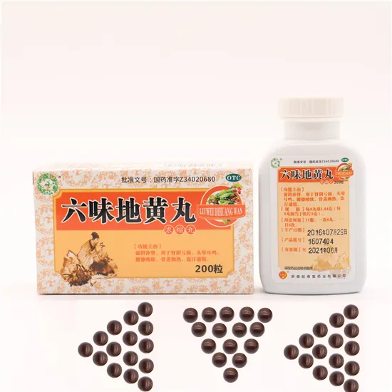 Supply Natural Herb Liuwei Dihuang Wan for Nourishing Kidney