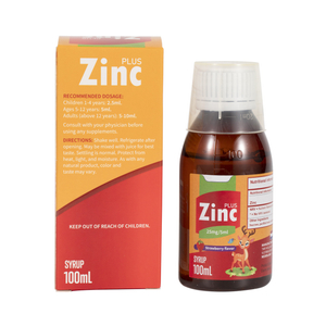 Vitamin Zinc Syrup - Sweet Flavor in Elegant Pet Bottle