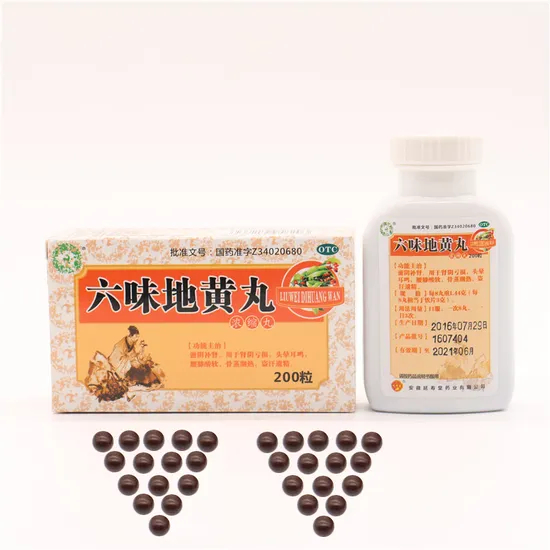 Supply Natural Herb Liuwei Dihuang Wan for Nourishing Kidney