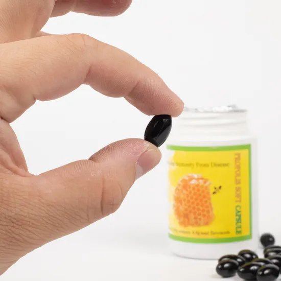 Private Label Supplements Enhance Immunity 500mg 1000mg Propolis Softgel Capsules