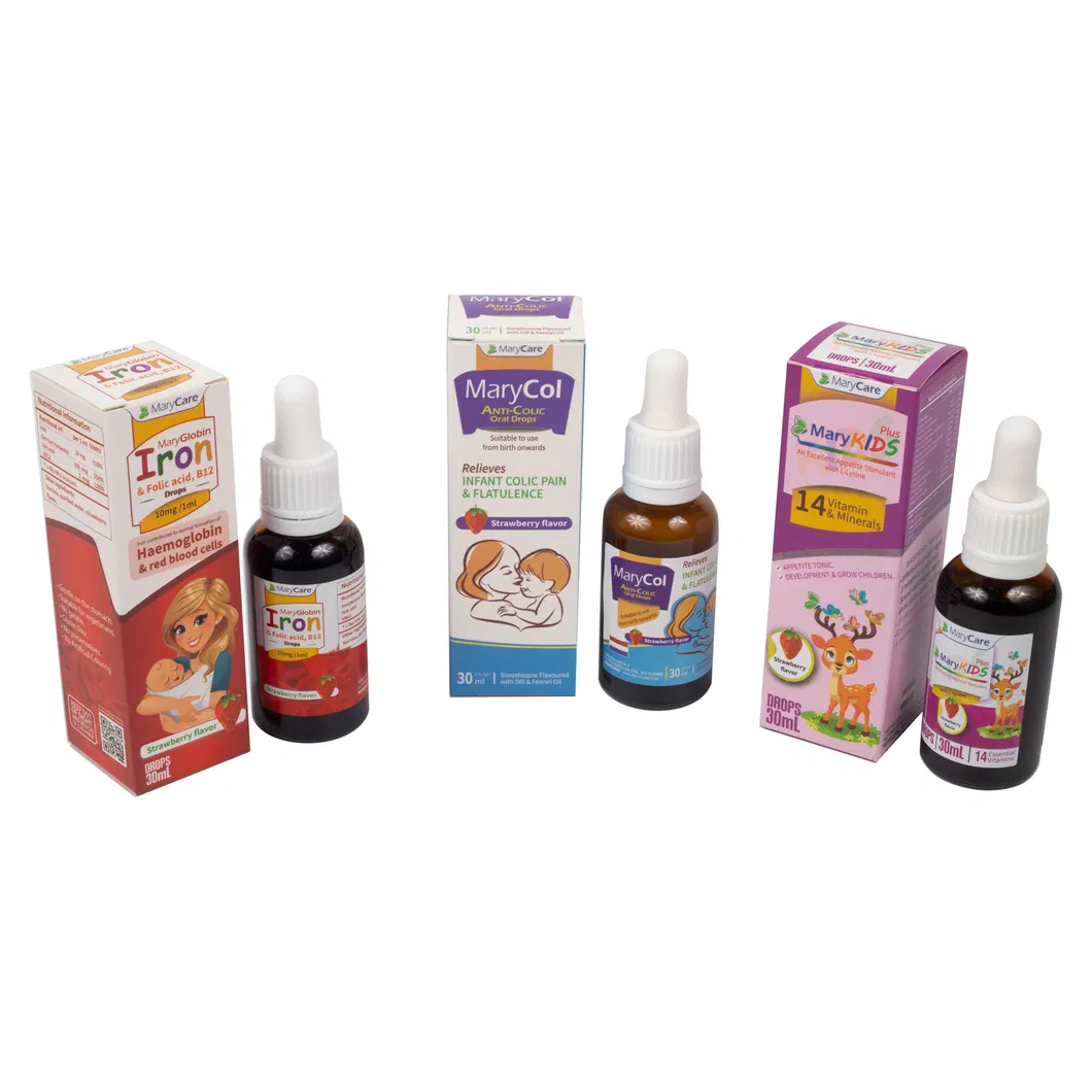 OEM Private Label Natural Bulk Vitamin C and IVY Leaf Extract Syrup