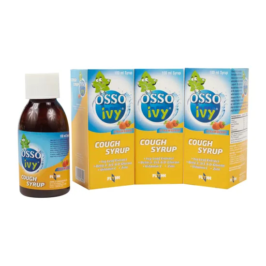 OEM Private Label Natural Bulk Vitamin C and IVY Leaf Extract Syrup