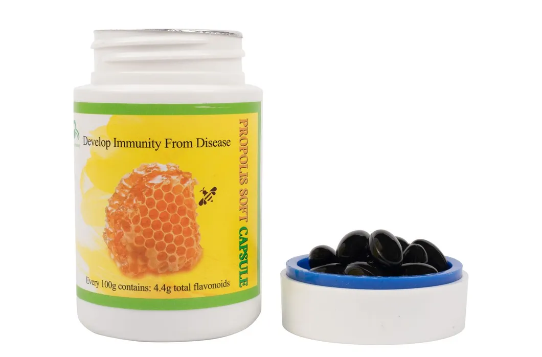Private Label Supplements Enhance Immunity 500mg 1000mg Propolis Softgel Capsules