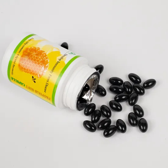 Private Label Supplements Enhance Immunity 500mg 1000mg Propolis Softgel Capsules