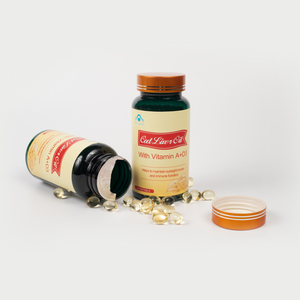 Cod Liver Oil Soft Capsules Supplement Fat-Soluble Vitamins, Support Bone Health And Enhance Immunity